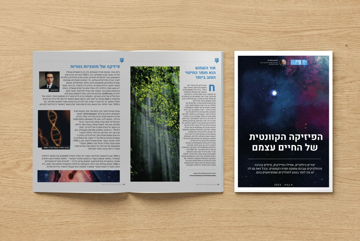 מכון דוידסון · עימוד כתבה