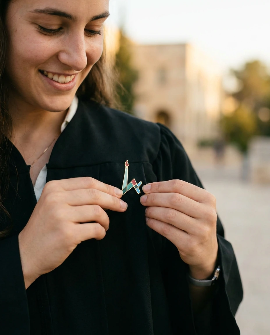 הקולקציה של העברית · סיכת דש